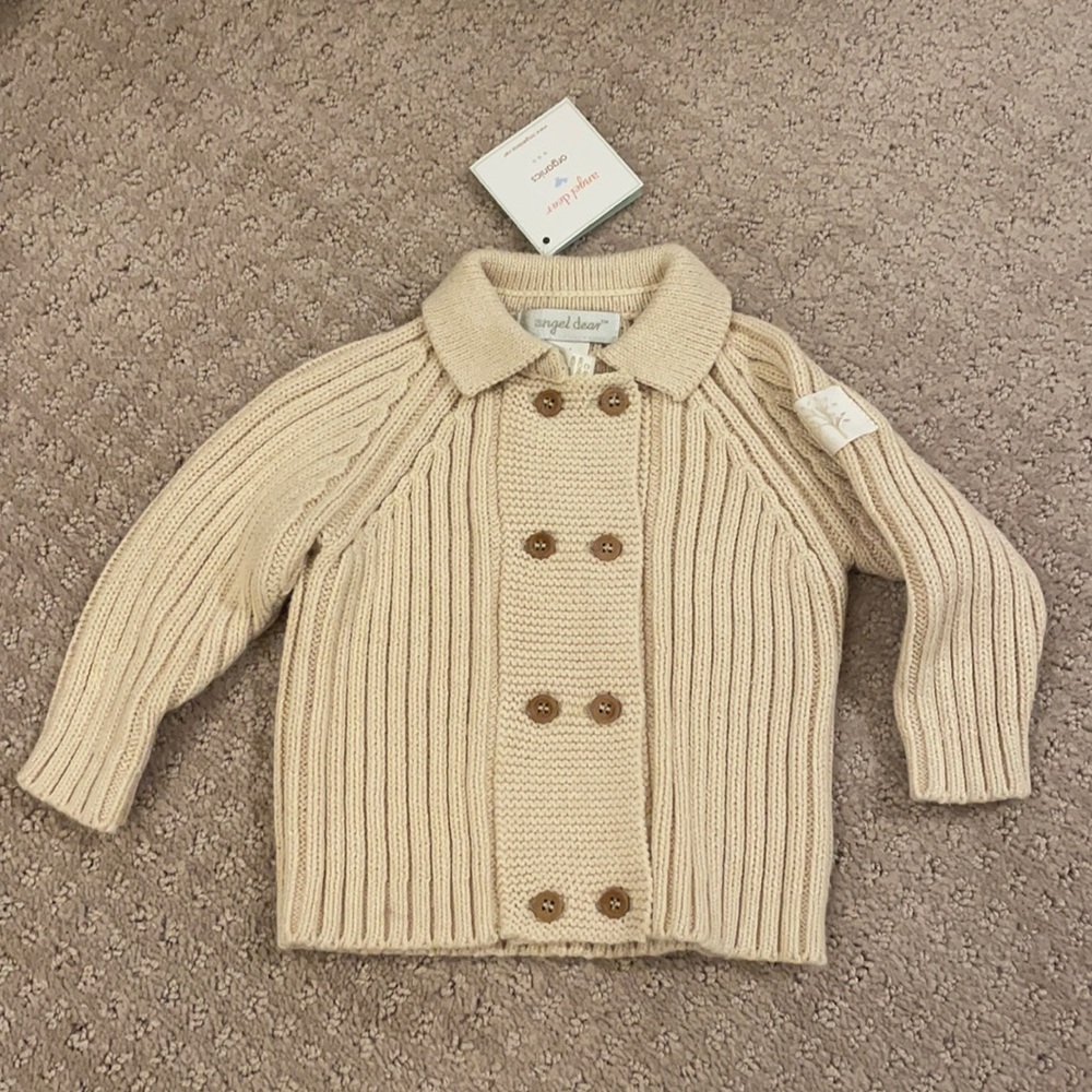 Angel Dear Organics sweater set NWT